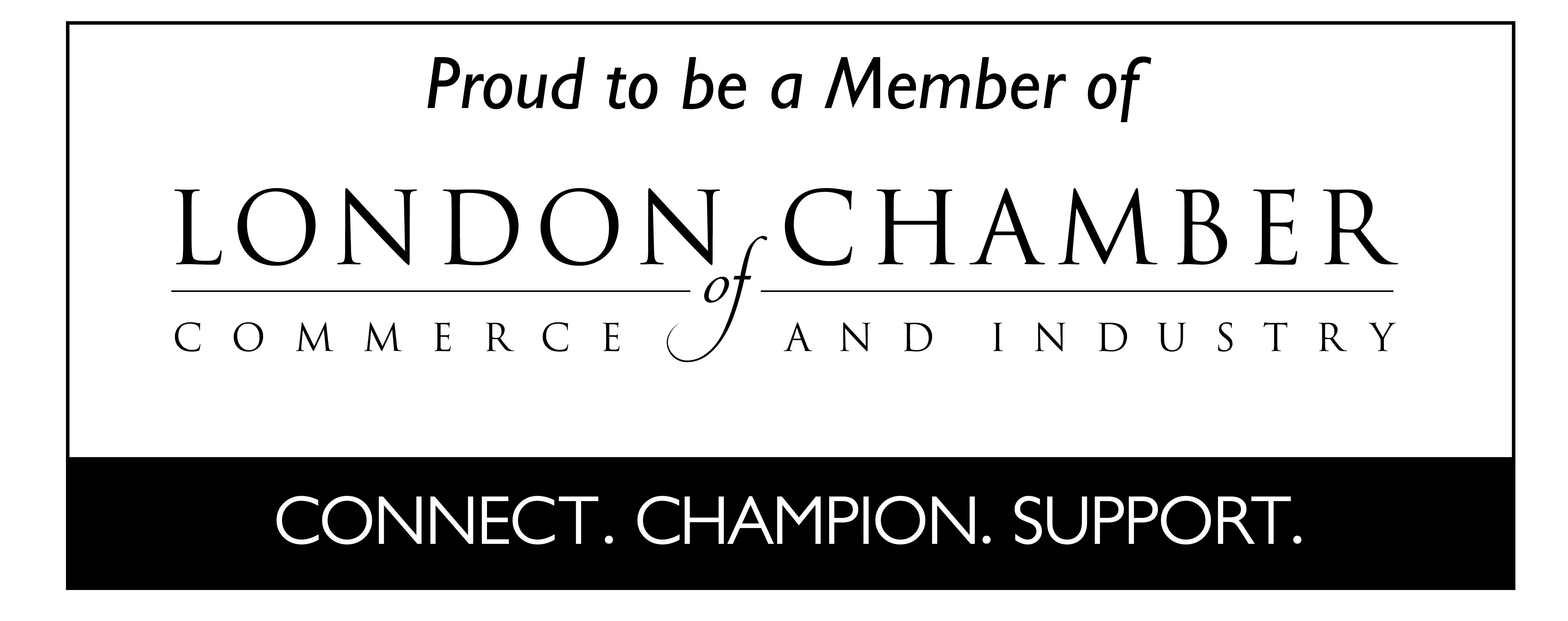 Proud to be a Member of London Chamber of Commerce and Industry